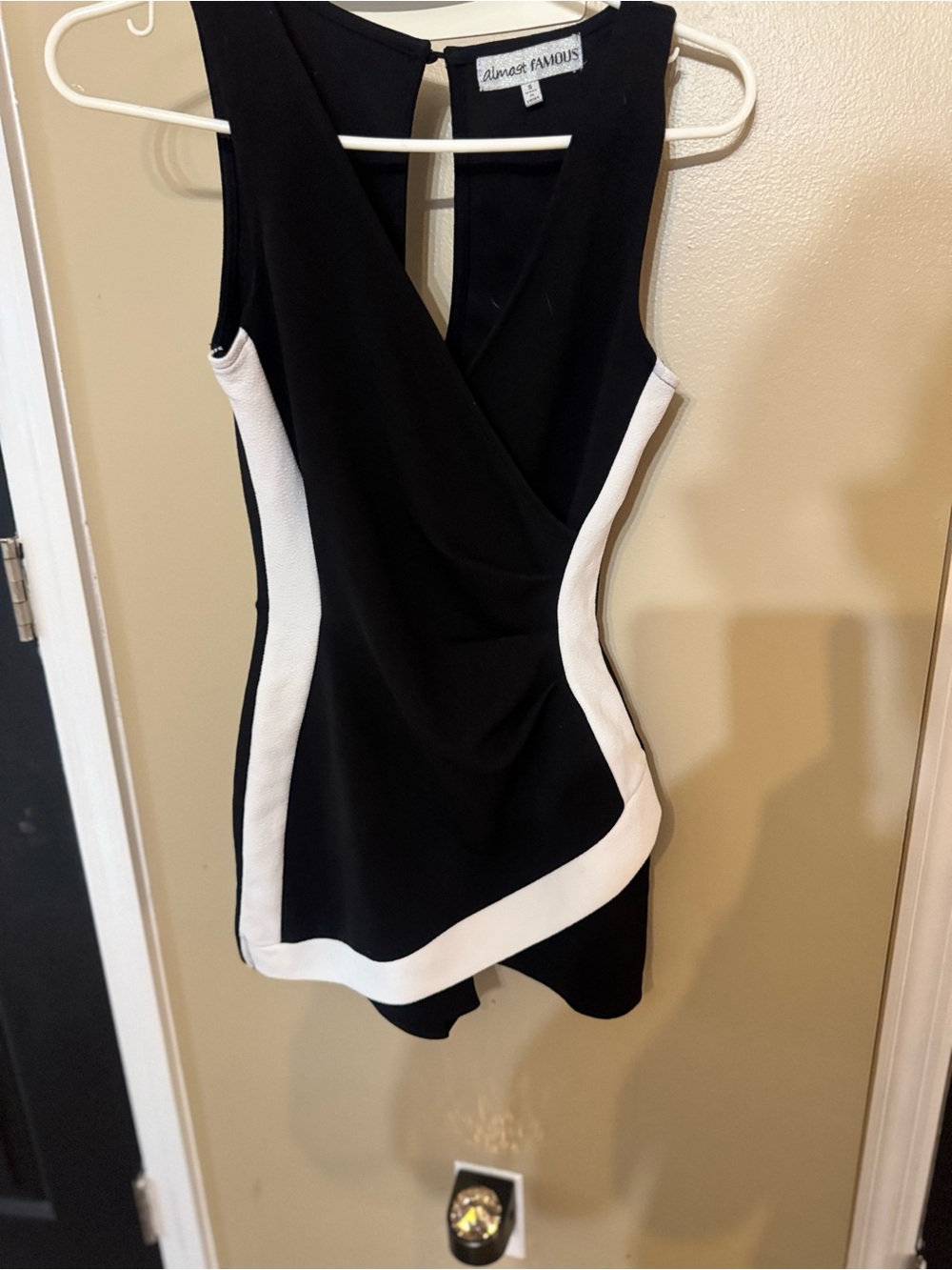 Almost Famous Black and White Skort